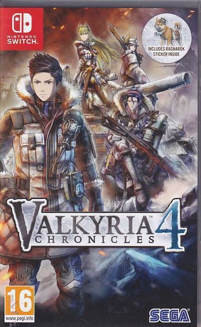 Valkyria Chronicles 4 - Nintendo Switch spil (A Grade) (Used) (eng)